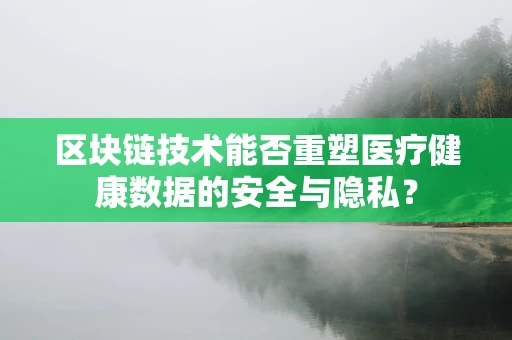 区块链技术能否重塑医疗健康数据的安全与隐私？