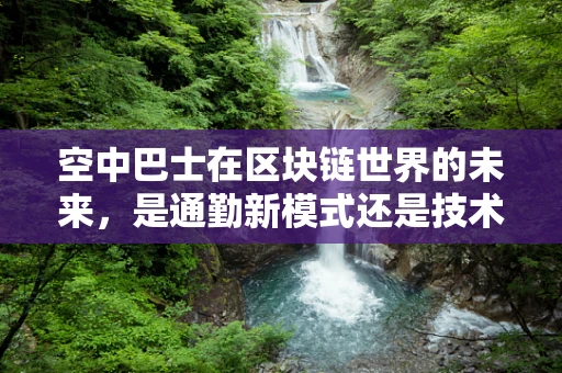 空中巴士在区块链世界的未来，是通勤新模式还是技术试验田？