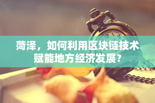 菏泽，如何利用区块链技术赋能地方经济发展？