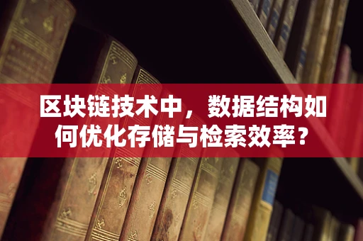 区块链技术中，数据结构如何优化存储与检索效率？