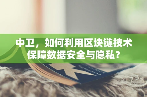 中卫，如何利用区块链技术保障数据安全与隐私？