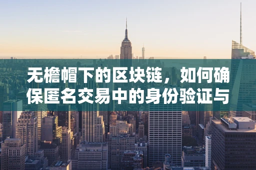 无檐帽下的区块链，如何确保匿名交易中的身份验证与安全？