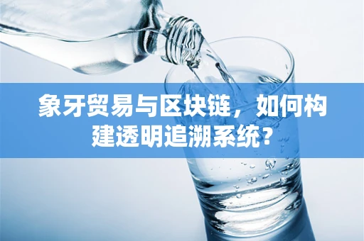 象牙贸易与区块链，如何构建透明追溯系统？