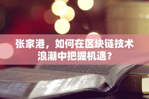 张家港，如何在区块链技术浪潮中把握机遇？