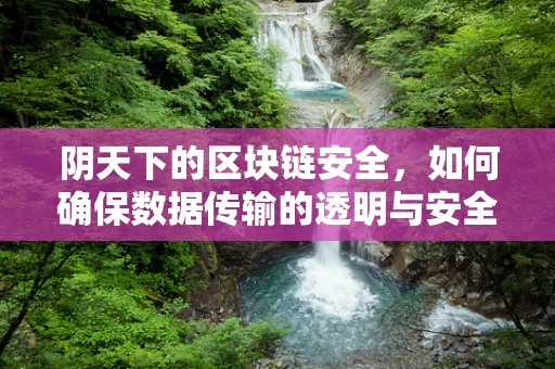阴天下的区块链安全，如何确保数据传输的透明与安全？