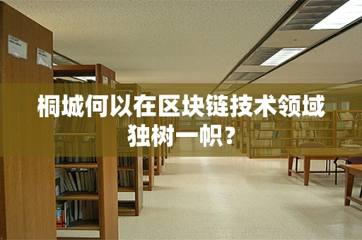 桐城何以在区块链技术领域独树一帜？