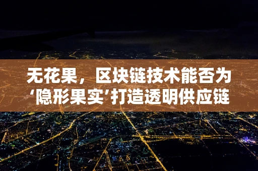 无花果，区块链技术能否为‘隐形果实’打造透明供应链？