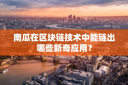 南瓜在区块链技术中能链出哪些新奇应用？