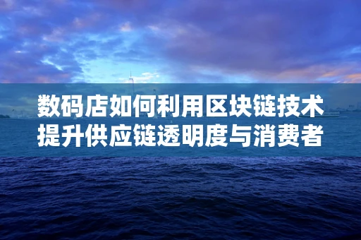 数码店如何利用区块链技术提升供应链透明度与消费者信任？