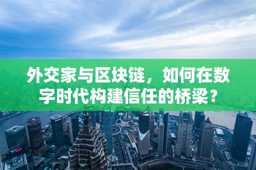 外交家与区块链，如何在数字时代构建信任的桥梁？