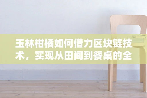 玉林柑橘如何借力区块链技术，实现从田间到餐桌的全程追溯？