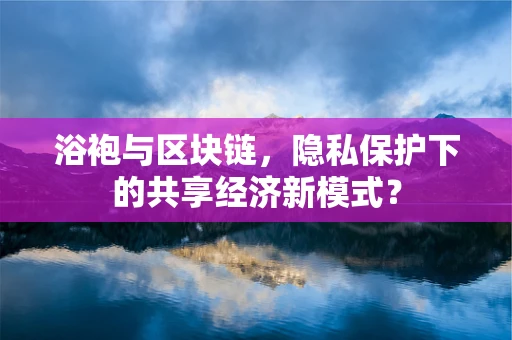 浴袍与区块链，隐私保护下的共享经济新模式？