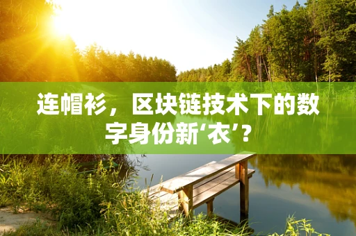 连帽衫，区块链技术下的数字身份新‘衣’？