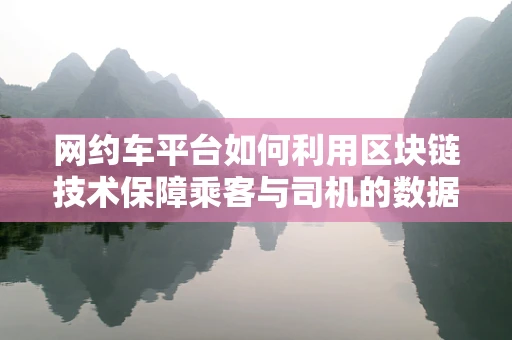 网约车平台如何利用区块链技术保障乘客与司机的数据安全与透明性？