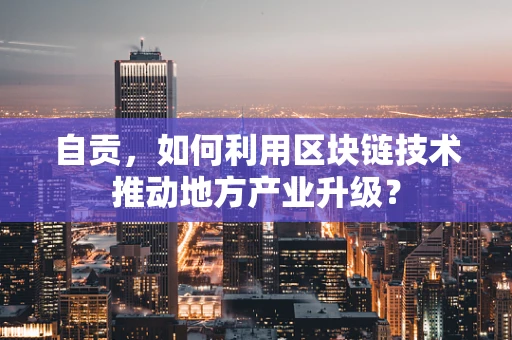 自贡，如何利用区块链技术推动地方产业升级？