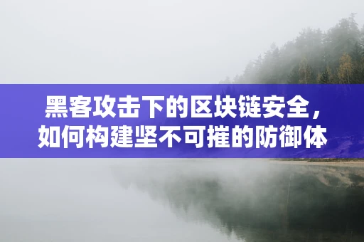 黑客攻击下的区块链安全，如何构建坚不可摧的防御体系？