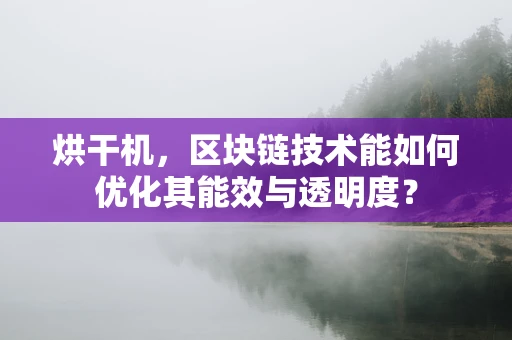 烘干机，区块链技术能如何优化其能效与透明度？