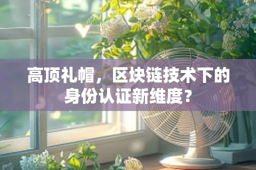 高顶礼帽，区块链技术下的身份认证新维度？