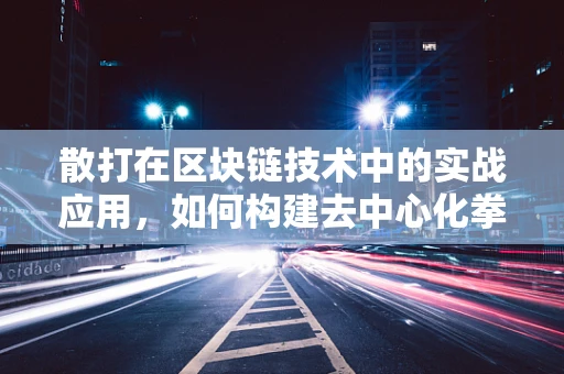 散打在区块链技术中的实战应用，如何构建去中心化拳击平台？
