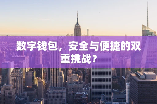 数字钱包，安全与便捷的双重挑战？