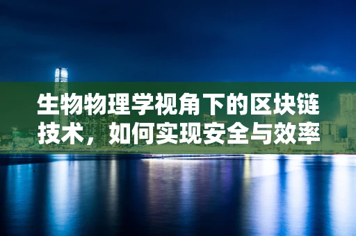 生物物理学视角下的区块链技术，如何实现安全与效率的双重飞跃？