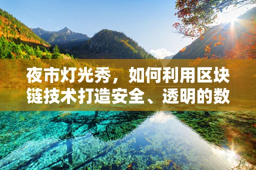 夜市灯光秀，如何利用区块链技术打造安全、透明的数字娱乐新体验？