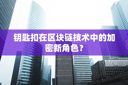 钥匙扣在区块链技术中的加密新角色？