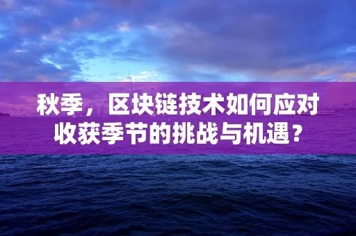 秋季，区块链技术如何应对收获季节的挑战与机遇？