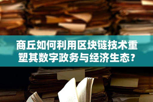 商丘如何利用区块链技术重塑其数字政务与经济生态？