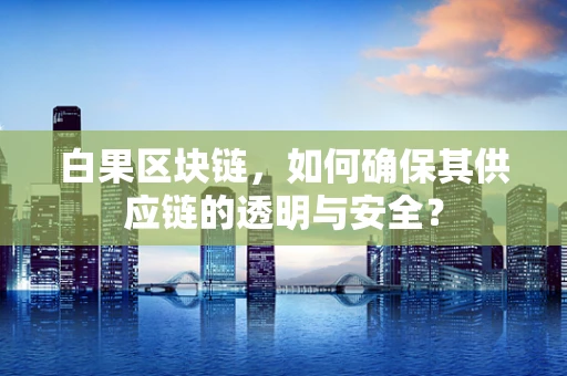 白果区块链，如何确保其供应链的透明与安全？