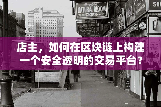 店主，如何在区块链上构建一个安全透明的交易平台？