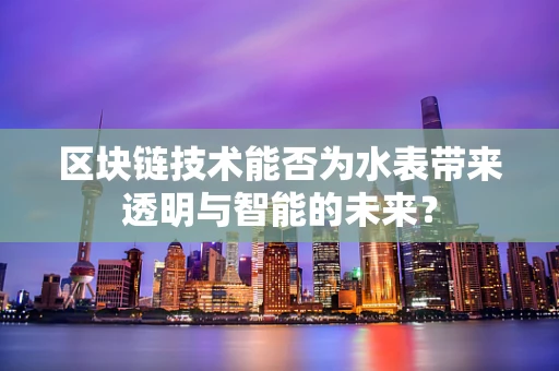 区块链技术能否为水表带来透明与智能的未来？