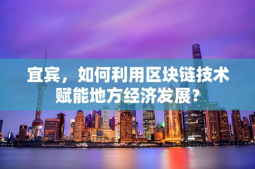 宜宾，如何利用区块链技术赋能地方经济发展？