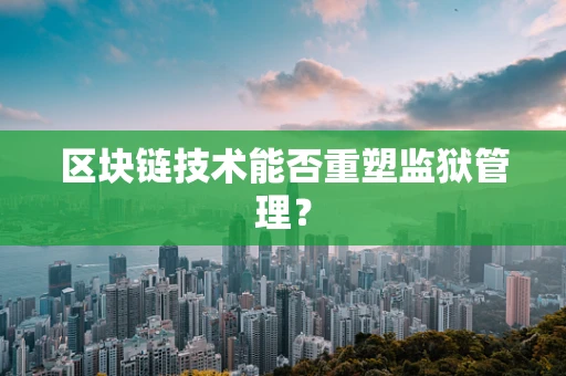 区块链技术能否重塑监狱管理？