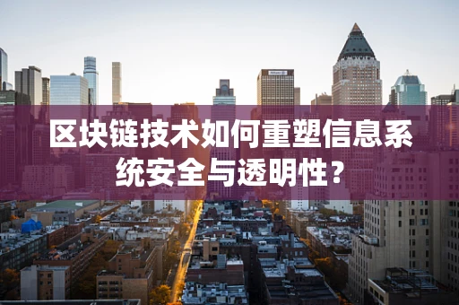 区块链技术如何重塑信息系统安全与透明性？