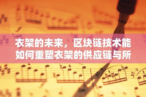 衣架的未来，区块链技术能如何重塑衣架的供应链与所有权？
