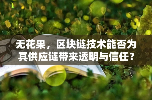 无花果，区块链技术能否为其供应链带来透明与信任？