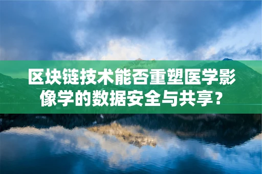 区块链技术能否重塑医学影像学的数据安全与共享？