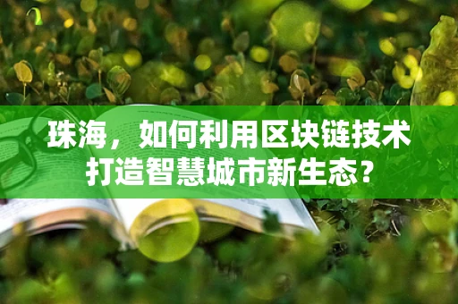 珠海，如何利用区块链技术打造智慧城市新生态？