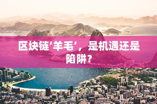 区块链‘羊毛’，是机遇还是陷阱？