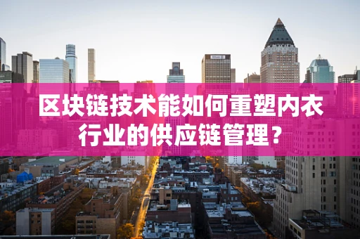 区块链技术能如何重塑内衣行业的供应链管理？