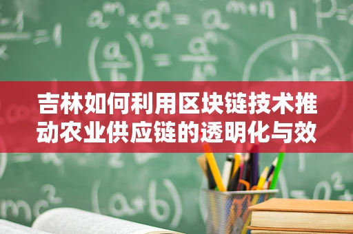吉林如何利用区块链技术推动农业供应链的透明化与效率提升？