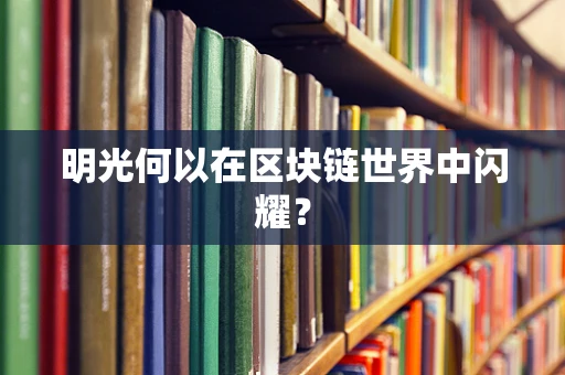 明光何以在区块链世界中闪耀？