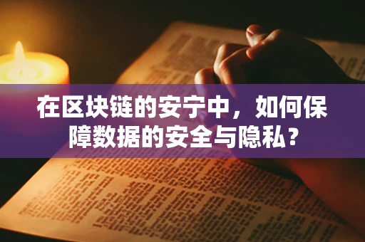 在区块链的安宁中，如何保障数据的安全与隐私？
