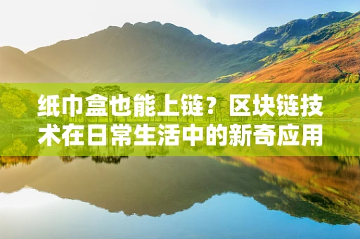 纸巾盒也能上链？区块链技术在日常生活中的新奇应用？