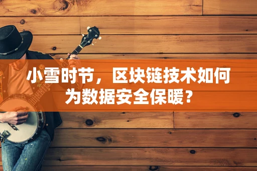 小雪时节，区块链技术如何为数据安全保暖？
