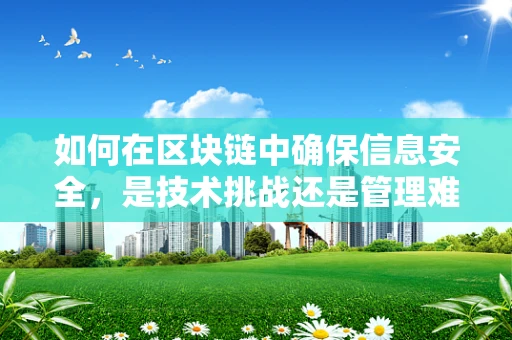 如何在区块链中确保信息安全，是技术挑战还是管理难题？