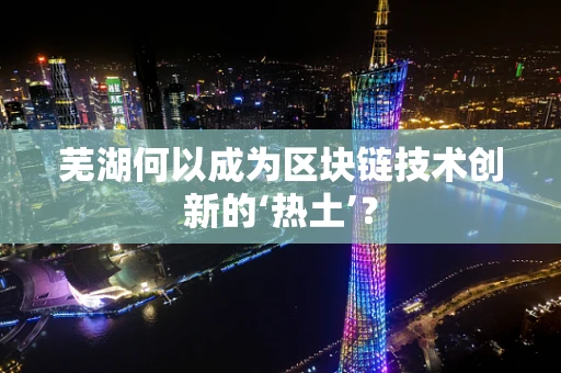 芜湖何以成为区块链技术创新的‘热土’？