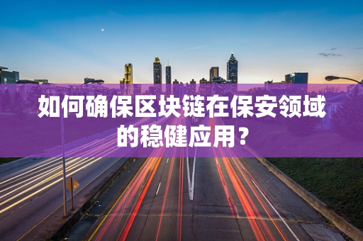 如何确保区块链在保安领域的稳健应用？