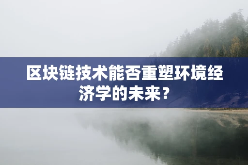 区块链技术能否重塑环境经济学的未来？